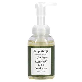 Deep Steep, Foaming Hand Wash, Rosemary Mint, 8 fl oz (237 ml)
