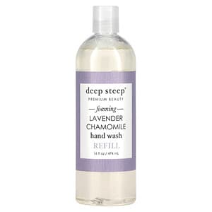 Deep Steep, Foaming Hand Wash Refill, Lavender Chamomile, 16 fl oz (474 ml)