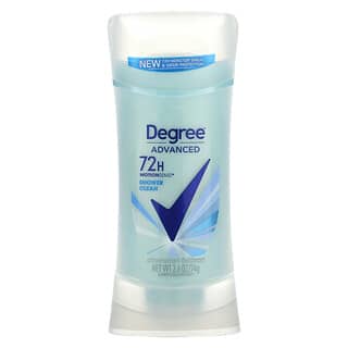 Degree, Avancé, 72H MotionSense, Déodorant anti-transpirant, Nettoyant pour la douche, 74 g