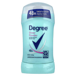 Degree, дезодорант-антиперспірант, прозора пудра, 45 г (1,6 унції)
