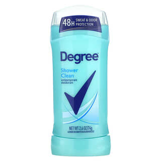 Degree, Desodorante antitranspirante, Limpieza para la ducha, 74 g (2,6 oz)
