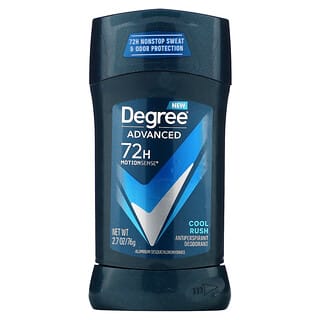 Degree, Advanced 72 Hour MotionSens, Déodorant anti-transpirant, Cool Rush, 76 g