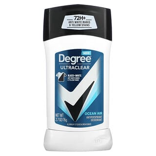Degree‏, UltraClear, שחור + לבן, דאודורנט אנטי פרספירנט, Ocean Air, 76 גרם (2.7 אונקיות)
