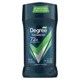 Degree, 高級 72 Hour MotionSense，止汗淨味劑，清潔，2.7 盎司（76 克）