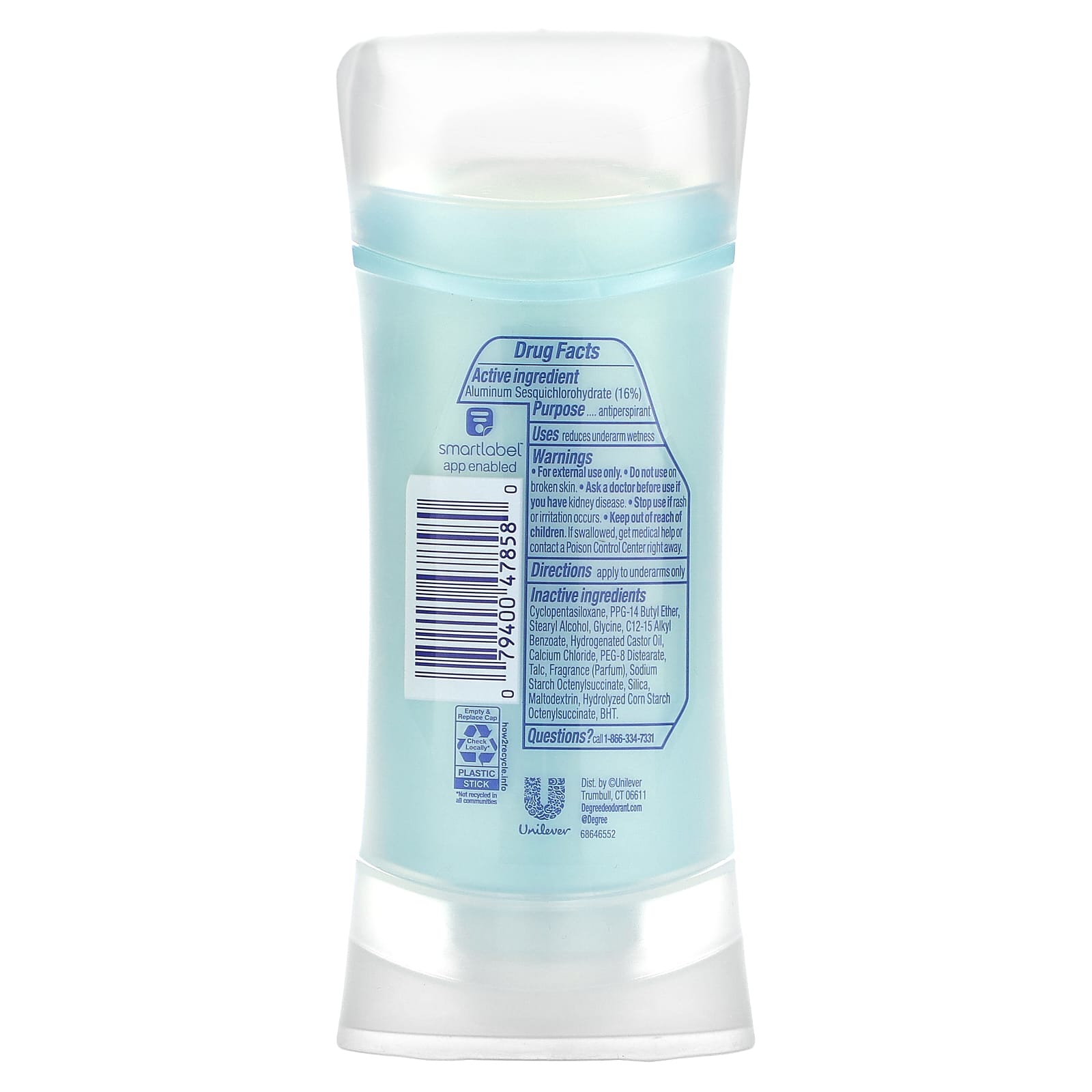 Degree, Advanced, 72 Hour MotionSense, Antiperspirant Deodorant, Apple