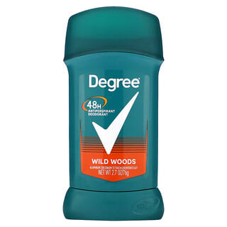 Degree, Deodorante antitraspirante 48 ore, legni selvatici, 76 g