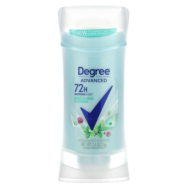 Degree, Advanced, 72H MotionSense, Antiperspirant Deodorant, Mint ...