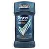 Degree, Avanzado, 72H Body Heat Activated™, Desodorante antitranspirante, Eucalipto helado, 76 g (2,7 oz)