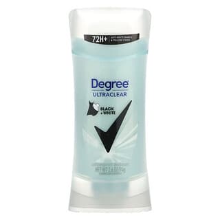 Degree, UltraClear, Noir + Blanc, Déodorant anti-transpirant, 74 g
