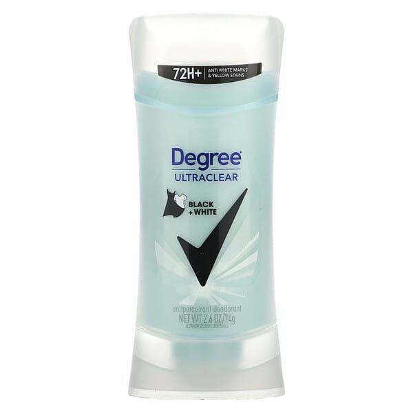 Degree, UltraClear, Preto + Branco, Desodorante Antitranspirante, 74 g (2,6 oz)