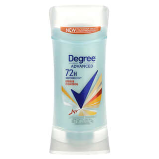 Degree, Advanced, 72H MotionSense, Antiperspirant Deodorant, Stress Control, 2.6 oz (74 g)