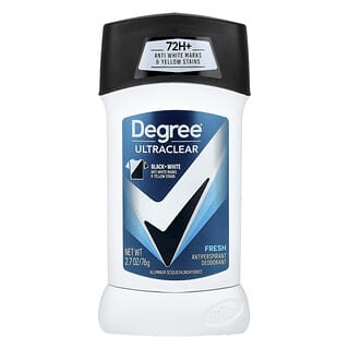 Degree, UltraClear, Black + White, Antiperspirant Deodorant, Fresh, 2.7 oz (76 g)