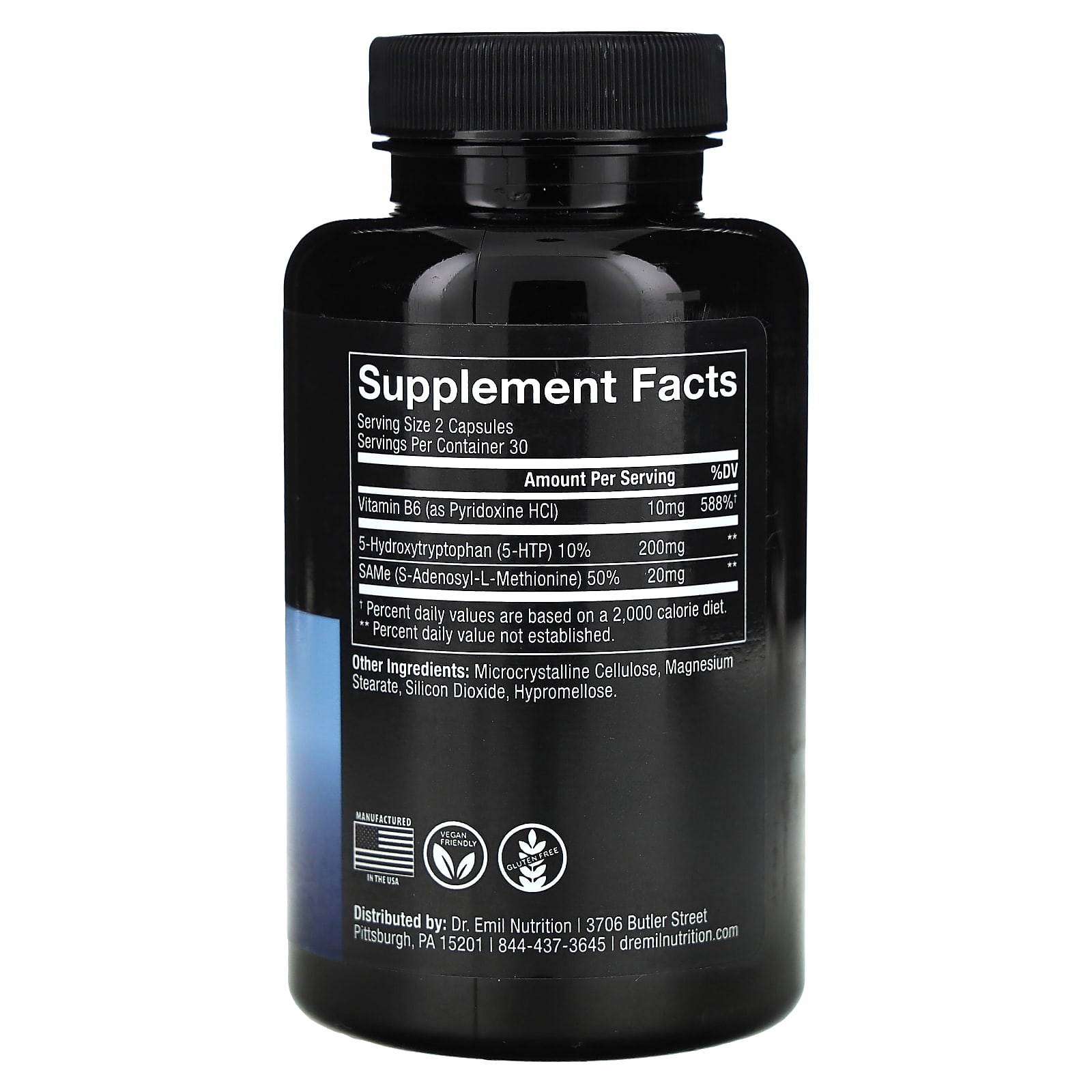 Dr. Emil Nutrition, 5HTP Plus with CoFactor B6, 60 Capsules