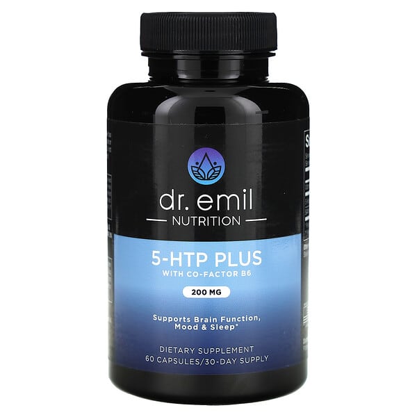 5-HTP Plus with Co-Factor B6, 60 Capsules