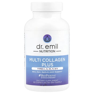Dr. Emil Nutrition, Multi-Collagen Blend, Types I, II, III, V & X, 90 Capsules