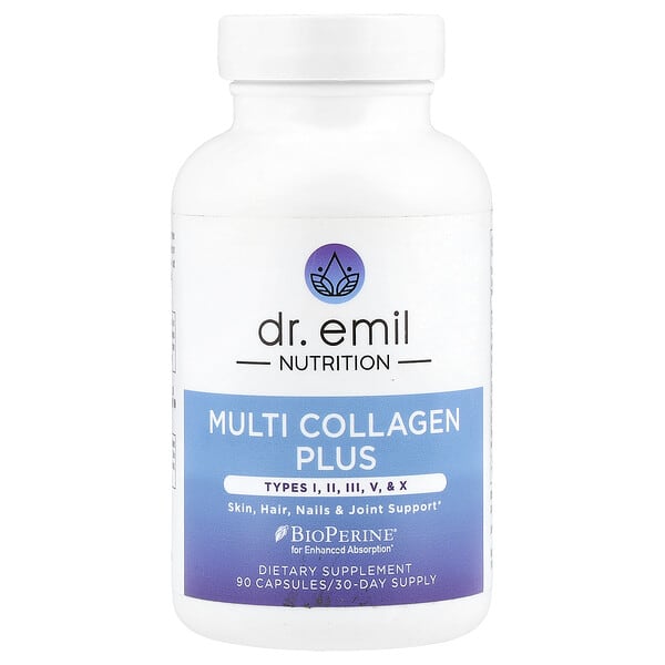 Multi Collagen Plus, Types I, II, III, V, & X, 90 Capsules