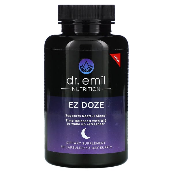 Dr. Emil Nutrition, EZ DOZE, 60 Kapseln