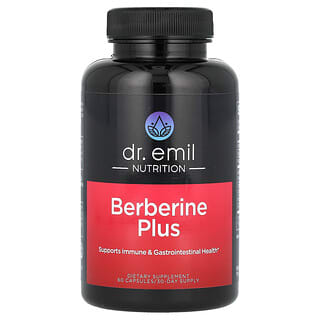 Dr. Emil Nutrition, Berberine Plus, Berberin Plus, 60 Kapseln