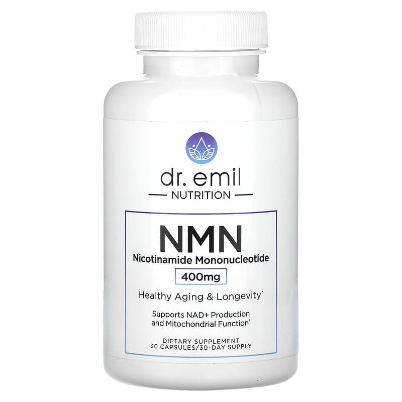 NMN, 400 mg, 30 Capsules