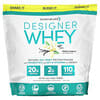 Designer Whey, 100% de proteína de suero de leche natural en polvo, Vainilla francesa`` 1,82 kg (4 lb)