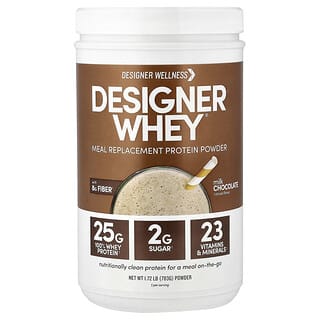 Designer Wellness, Designer Whey，代餐蛋白質粉，牛奶巧克力味，1.72 磅（783 克）
