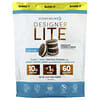 Designer Wellness, 설계자 Lite®, 식물성 + 유청 단백질 분말, 초콜릿 쿠키 & 크림, 720g(1.6lb)