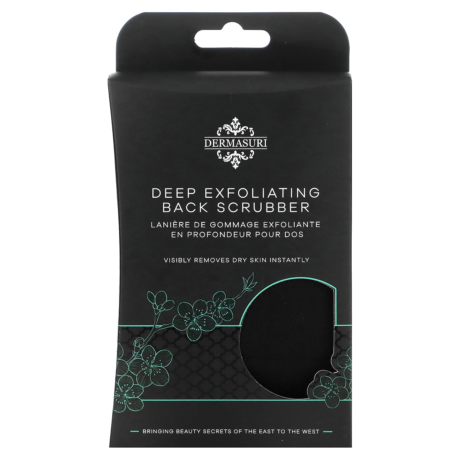 Dermasuri, Deep Exfoliating Back Scrubber, 1 Scrubber