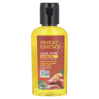 Desert Essence, 100% чистое масло жожоба, для волос, кожи и кожи головы, 59 мл (2 жидк. Унции)