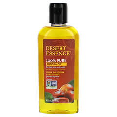 Desert Essence, на 100 % чиста олія жожоба, для волосся, шкіри голови й тіла, 118 мл (4 рідк. унції)