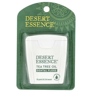 Desert Essence, Tea Tree Oil tanntråd, vokset, 50 yards (45,7 m)