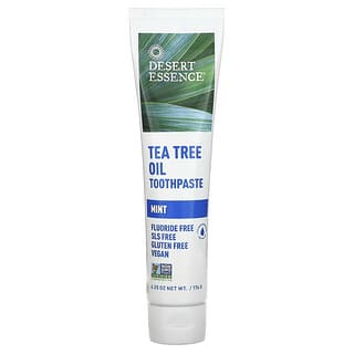 Desert Essence, Tea Tree Oil Toothpaste, Mint, 6.25 oz (176 g)