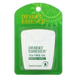 Desert Essence, Ruban adhésif dentaire à l'huile d'arbre à thé, ciré, 30 verges (27,4 m)