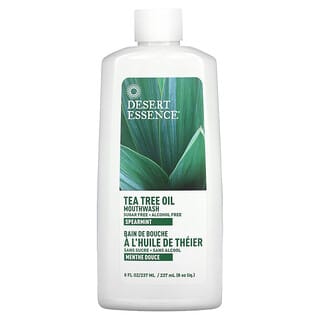 Desert Essence‏, Tea Tree Mouthwash, Spearmint , 8 fl oz (236 ml)