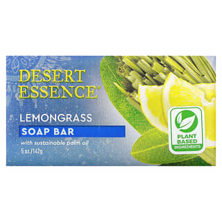 Desert Essence, Pain de savon, Lemongrass, 142 g