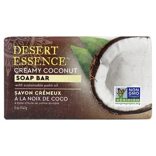 Desert Essence, Sabonete em Barra, Coco Cremoso, 142 g (5 oz)