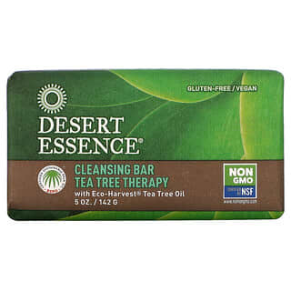Desert Essence, 茶树净肤块状皂，5 盎司（142 克）