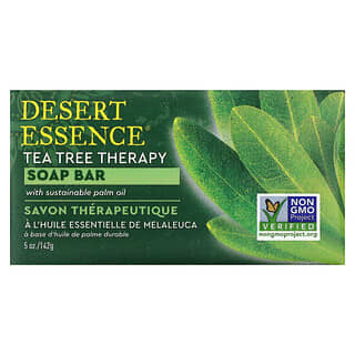 Desert Essence, Barra de jabón Tea Tree Therapy, 142 g (5 oz)