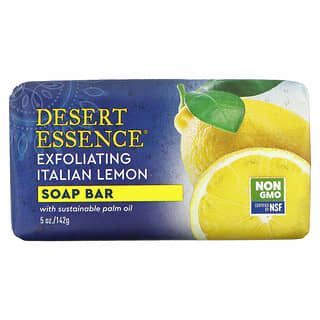 Desert Essence, Soap Bar, Exfoliating Italian Lemon, 5 oz (142 g)