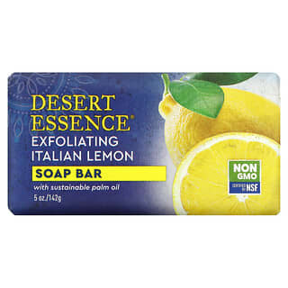 Desert Essence, 固形石鹸、角質除去イタリアンレモン、142g（5オンス）