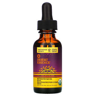 Desert Essence, Restorative Face Oil, regenerierendes Gesichtsöl, 28,3 ml (96 fl. oz.)