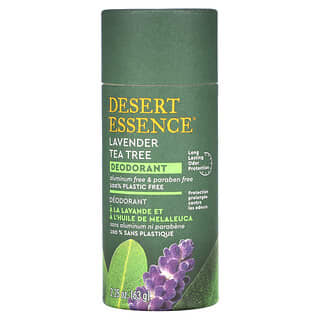 Desert Essence, Desodorante, Árbol del té de lavanda, 63 g (2,25 oz)