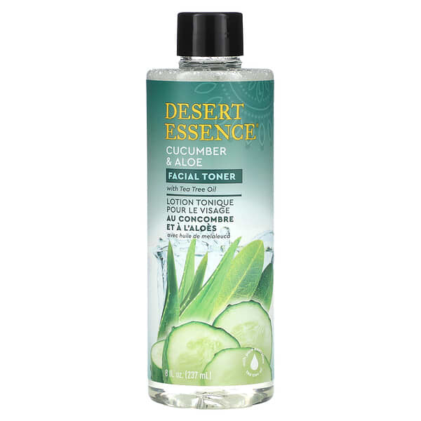 Desert Essence, 黃瓜蘆薈爽膚水，8 盎司（237 毫升）