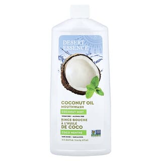 Desert Essence, Coconut Oil Mouthwash, Coconut Mint, 16 fl oz (473 ml)