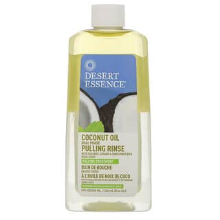 Desert Essence, Huile de noix de coco double phase, rinçage par extraction, 236 ml