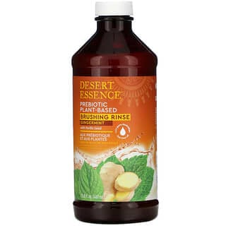 Desert Essence, Prebiotic, Plant-Based Brushing Rinse, Gingermint,  15.8 fl oz (467 ml)