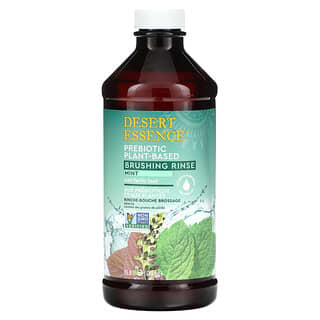 Desert Essence, Prebiotic Plant-Based Brushing Rinse, Mint, 15.8 fl oz (467 ml)