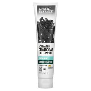 Desert Essence, Activated Charcoal Toothpaste, Fresh Mint, 6.25 oz (176 g)
