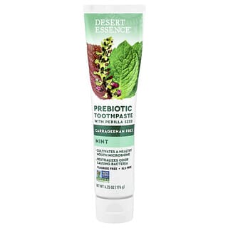 Desert Essence, Prebiótico, Pasta de Dente à Base de Plantas, Hortelã, 176 g (6,25 oz)