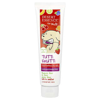Desert Essence, Kids, Toothpaste Gel, 6 Months to 6 Years, Tutti Frutti, 4.7 oz (133 g)