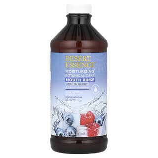 Desert Essence, Enjuague bucal humectante para el cuidado botánico, Arctic Berry, 467 ml (15,8 oz. Líq.)